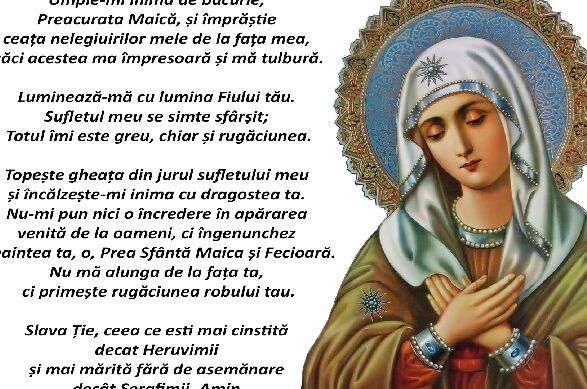 Rugăciune către Maica Domnului pentru ajutorul în viața de zi cu zi - Portal Rugăciuni