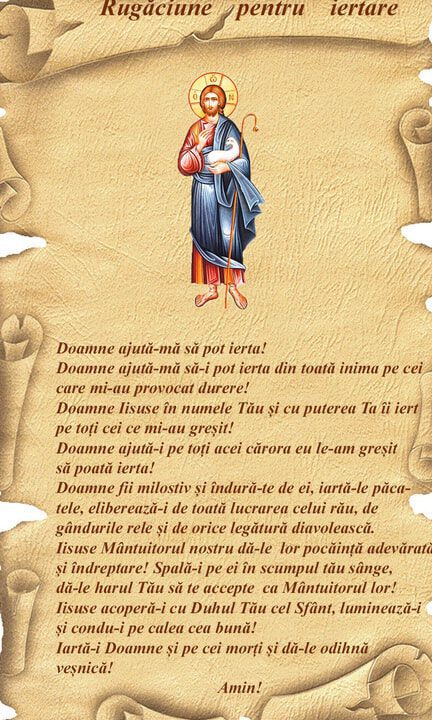 Rugăciune de iertare pentru purificarea sufletului - Portal Rugăciuni