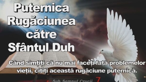 Rugăciunea de Mulțumire pentru Duhul Sfânt - Portal Rugăciuni