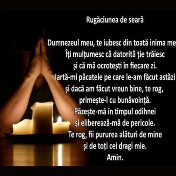 Rugăciunea de seară pentru ghidare și lumină - Portal Rugăciuni