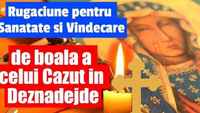 Rugăciune de boală pentru întărirea sănătății - Portal Rugăciuni