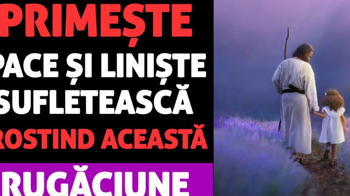 Rugăciune de boală pentru pace și liniște interioară - Portal Rugăciuni