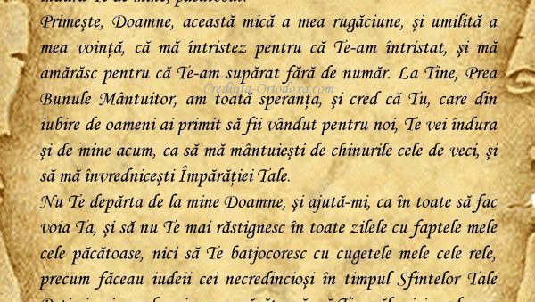 Rugăciune de miercuri pentru întărirea puterii interioare - Portal Rugăciuni