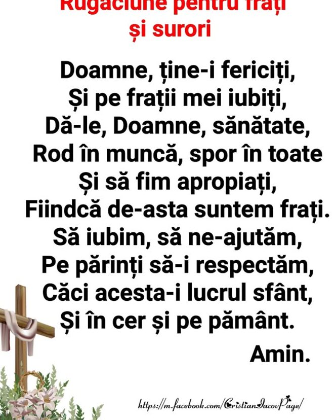 Rugăciune pentru credința fraților - Portal Rugăciuni
