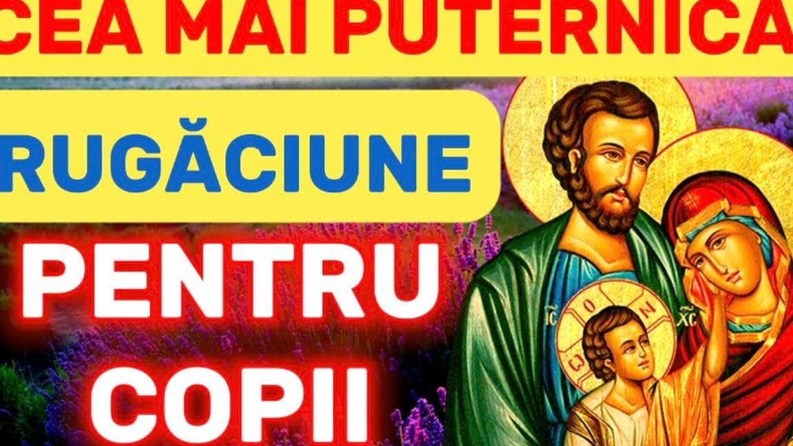 Rugăciune pentru liniștea sufletească a copiilor - Portal Rugăciuni