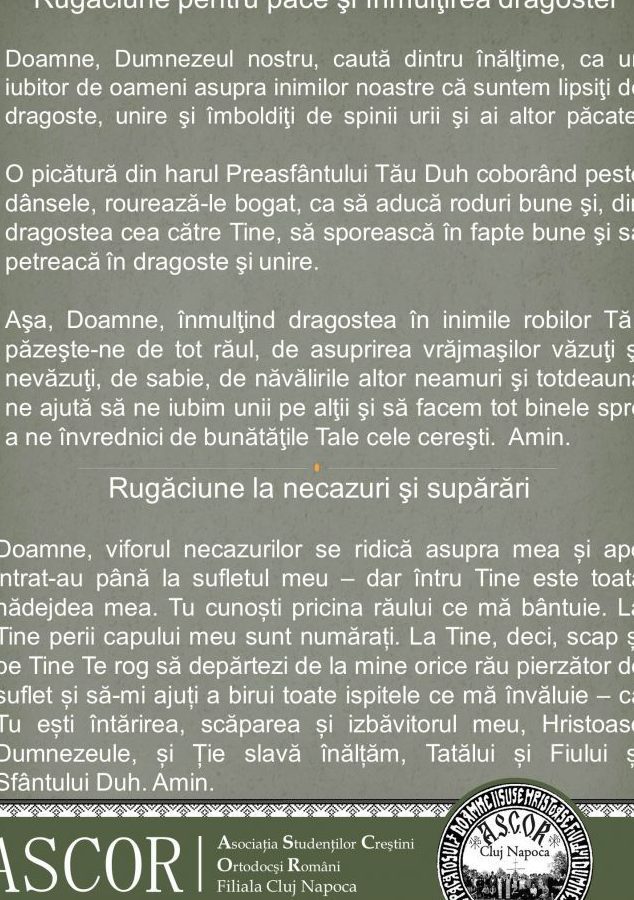 Rugăciune pentru pace și recunoașterea binecuvântărilor - Portal Rugăciuni