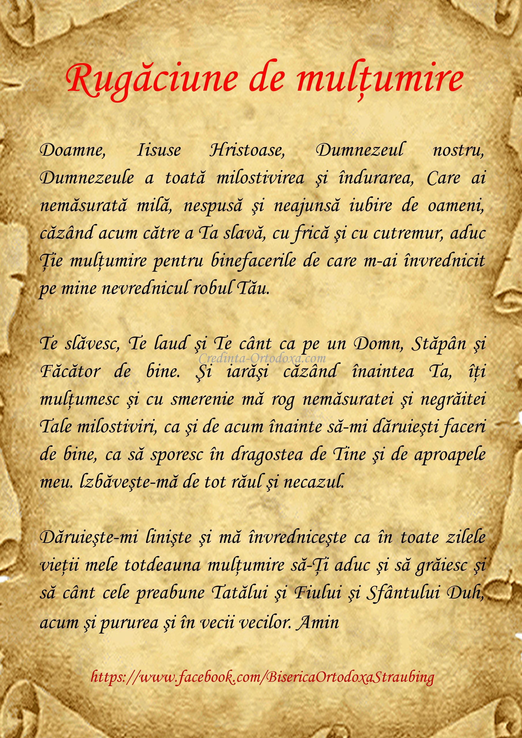 Rugăciunea de Mulțumire pentru Apostoli - Portal Rugăciuni